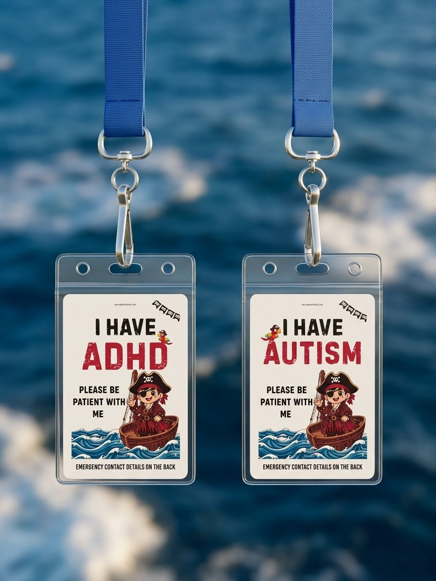 Pirate Autism/ADHD Lanyard