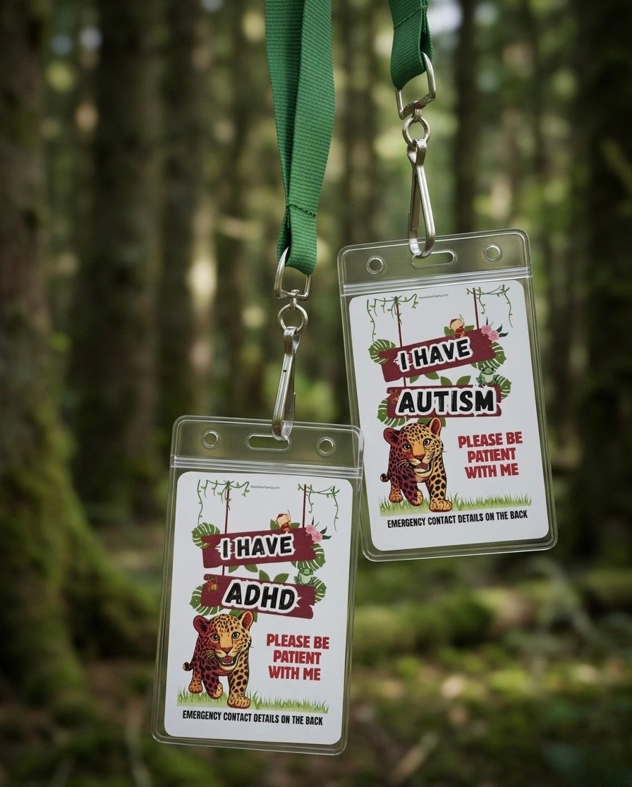 Jungle Autism/ADHD Lanyard