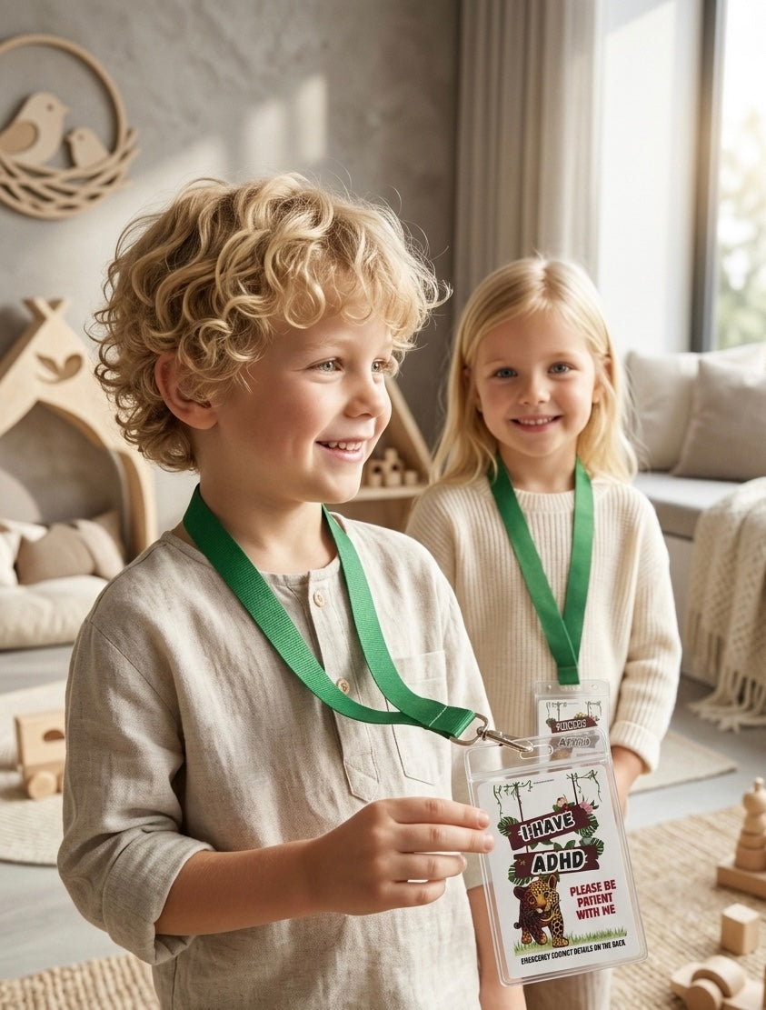 Jungle Autism/ADHD Lanyard